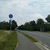 L510 MS Nienberge bis Kreisverkehr Eisscholle – Hier: Aussicht von Kreisverkehr Richtung MS