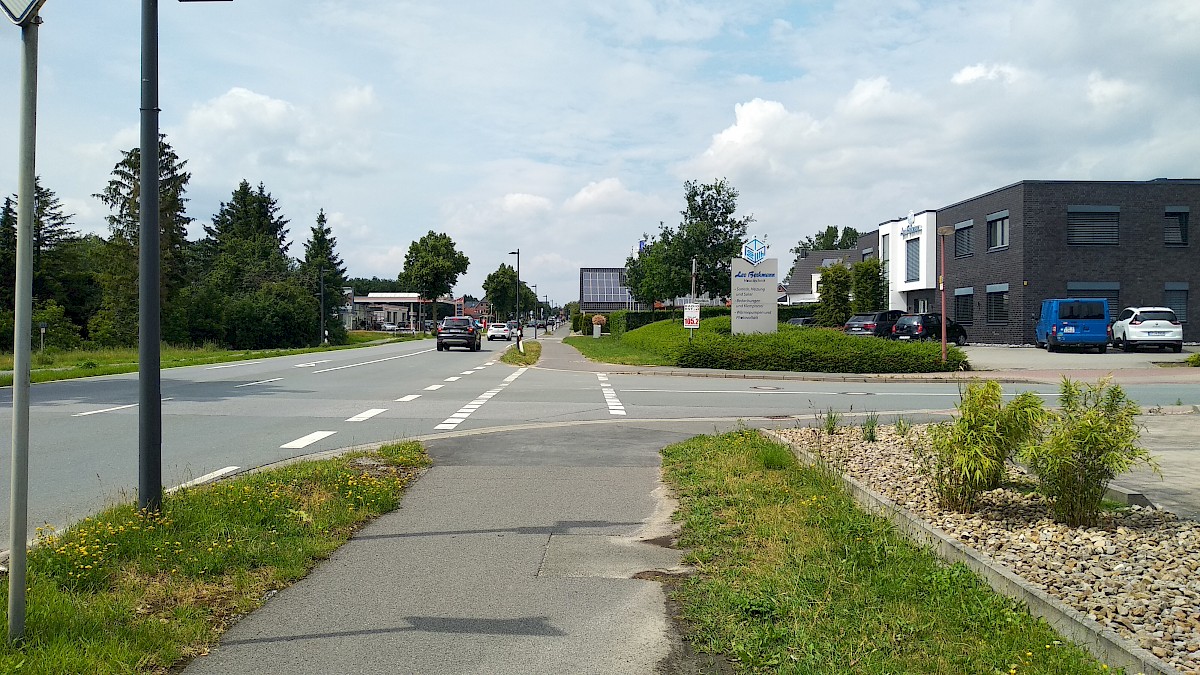 Münsterstraße, Kreuzung Krüselblick