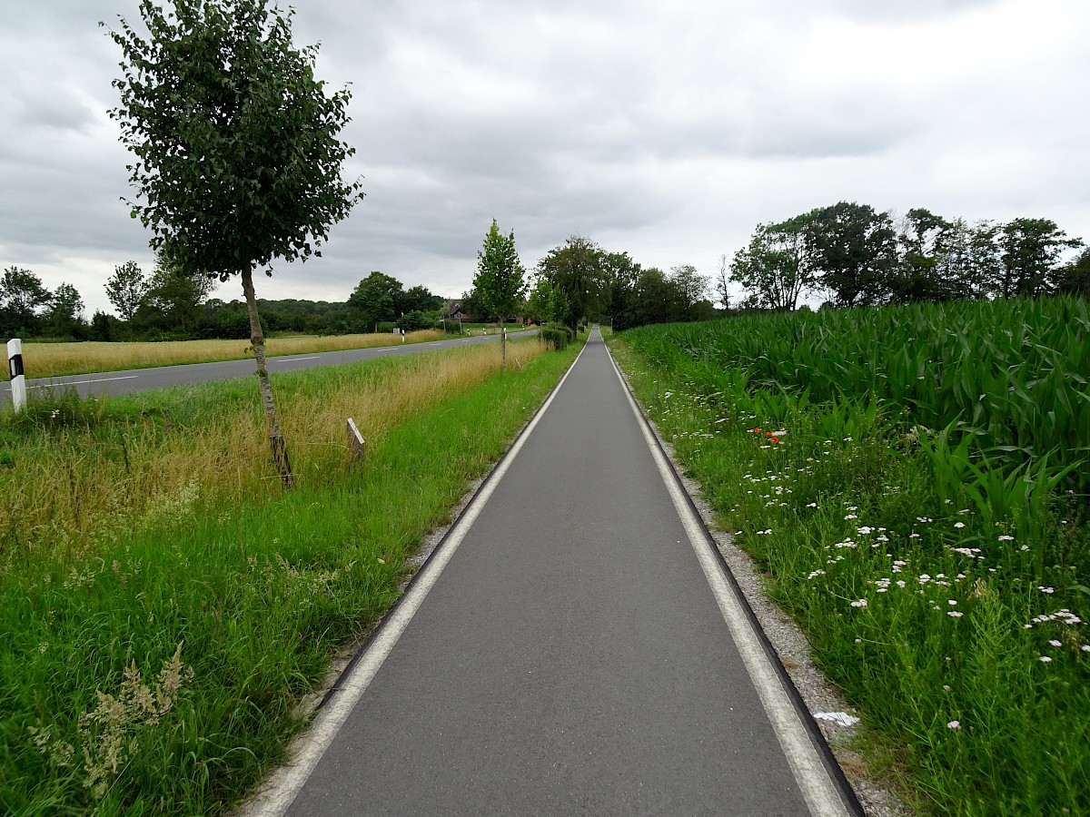 Der Geh- und Radweg verbindet beide Ortsteile ohne Umwege schnell und komfortabel.