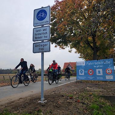 Eröffnung Fahrradstraße Senden